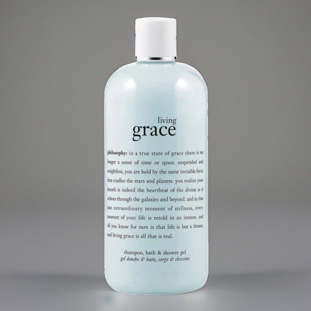 Philosophy Living Grace Shampoo, Bath & Shower Gel Lightly Scented 8 fl oz New